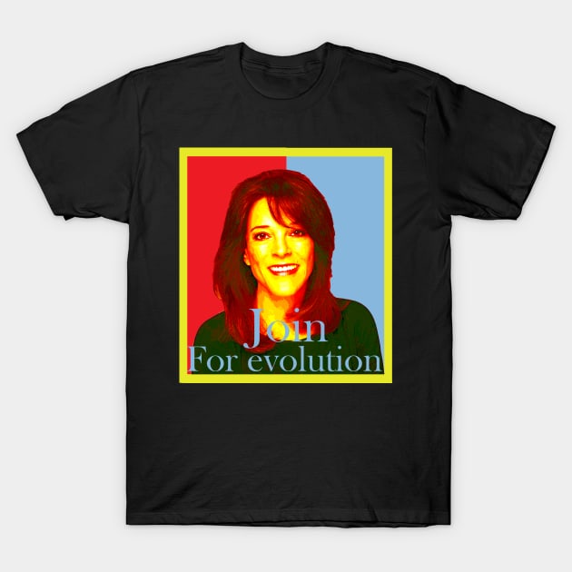 join for evolution T-Shirt by Yaman